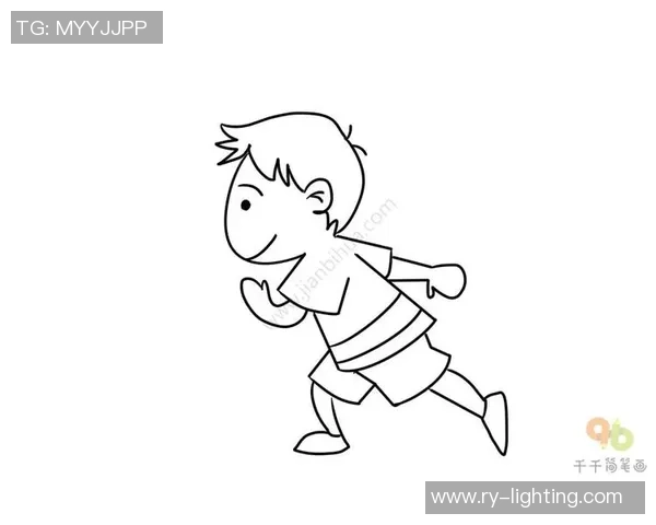 足球明星奔跑的简笔画创作技巧与灵感分享